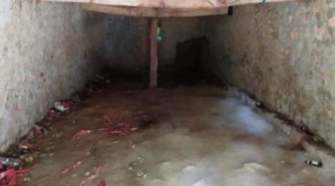 larrainzar Botellódromo desmantelado en un borda de Larrainzar