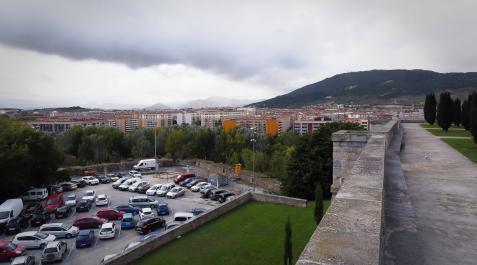 El Baluarte de Parma, ayer, visto desde el Archivo General El Baluarte de Parma, ayer, visto desde el Archivo General