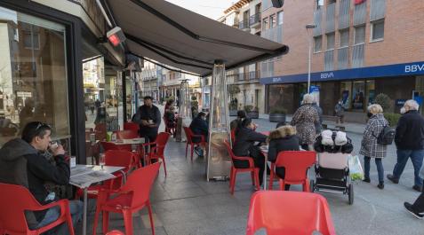 tudela 02 Los contagios diarios de la quinta ola de la pandemia comienzan remitir en Navarra