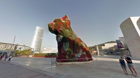 Puppy, en el Museo Guggenheim de Bilbao Puppy, en el Museo Guggenheim de Bilbao