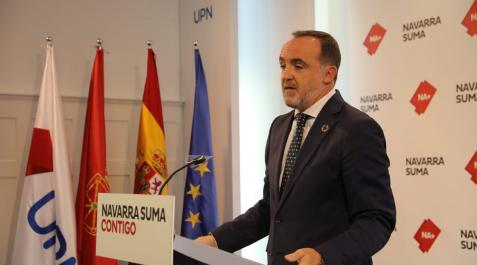 javier esparza Javier Esparza, en su comparecencia este viernes
