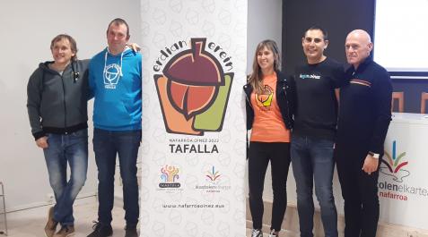 Presentación de la edición de 2022 del Nafarroa Oinez, que acogerá la ikastola Garcés de los Fayos de Tafalla Presentación de la edición de 2022 del Nafarroa Oinez, que acogerá la ikastola Garcés de los Fayos de Tafalla