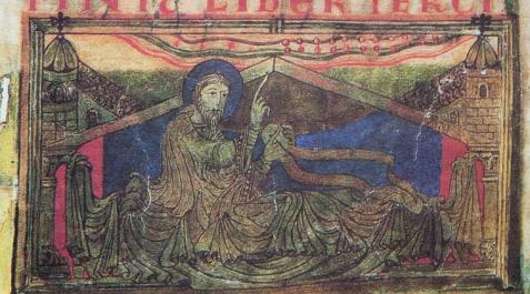 Santiago se aparece a Carlomagno, ‘Codex Calixtinus’ Santiago se aparece a Carlomagno, ‘Codex Calixtinus’