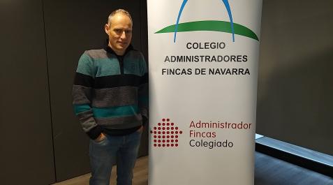 Mendia2 Peio Mendía, presidente del Colegio de Administradores de Fincas de Navarra