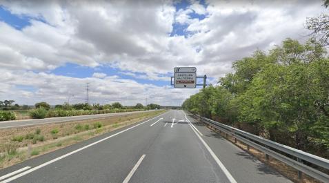 Salida de Castejón y Valtierra en la AP-15 Salida de Castejón y Valtierra en la AP-15