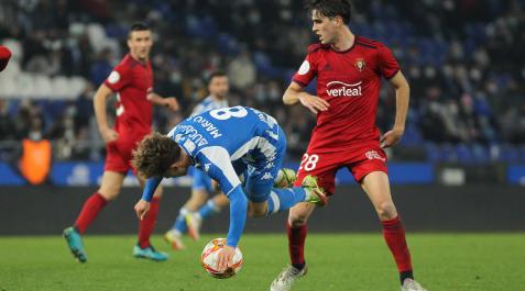 Javi Martínez, en un lance del partido contra el Deportivo Javi Martínez, en un lance del partido contra el Deportivo