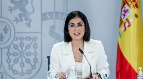 La ministra de Sanidad, Carolina Darias La ministra de Sanidad, Carolina Darias, comparece en una rueda de prensa posterior al Consejo de Ministros