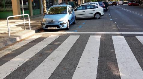 Paso de peatones en Pamplona Paso de peatones en Pamplona