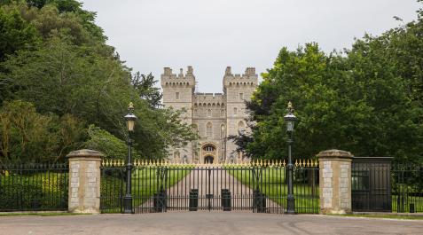 Entrada del castillo de Windsor