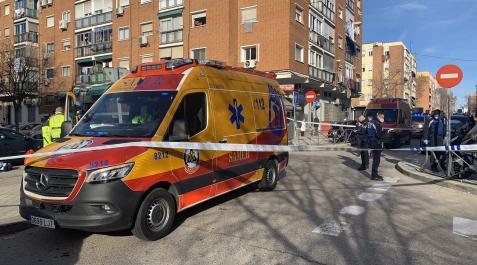 El Samur, en el lugar del suceso El Samur, en el lugar del suceso