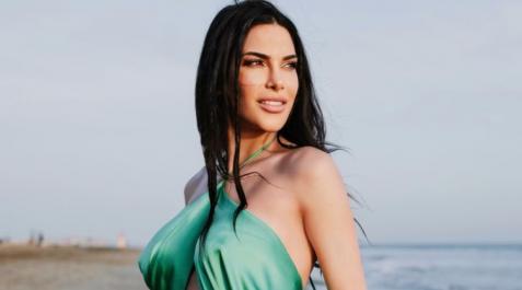 Carla Barber, en la imagen que ha publicado en Instagram para anunciar su embarazo Carla Barber, en la imagen que ha publicado en Instagram para anunciar su embarazo