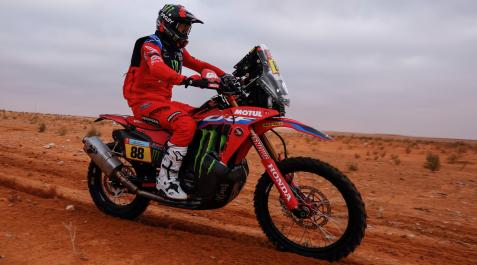 Joan Barreda El piloto español Joan Barreda Bort compite en la segunda etapa del Dakar del Rally Dakar 2022