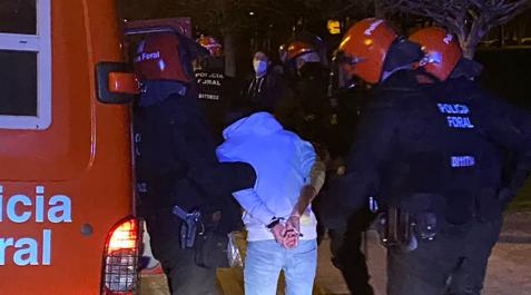 Un detenido en Ansoáin por Policía Foral Un detenido en Ansoáin
