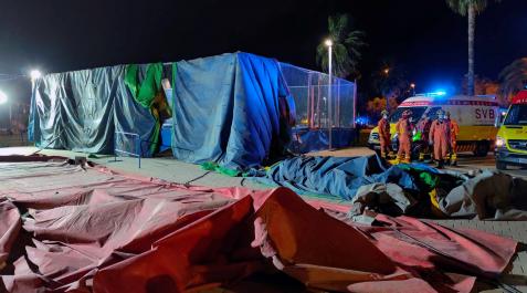 suceso mislata Efectivos de emergencias, en el lugar del suceso