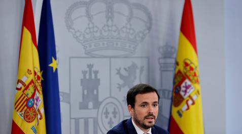 El ministro de Consumo, Alberto Garzón El ministro de Consumo, Alberto Garzón