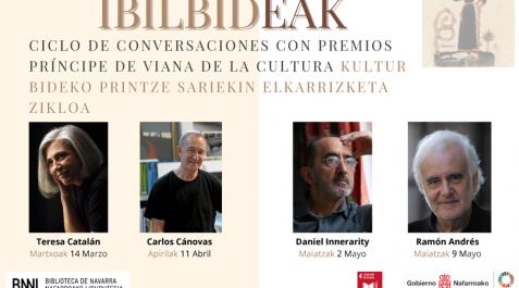 Cartel con una de las propuestas de la Biblioteca de Navarra para este primer trimestre del año Cartel con una de las propuestas de la Biblioteca de Navarra para este primer trimestre del año