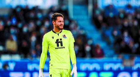 alex remiro Alex Remiro, portero navarro de la Real Sociedad