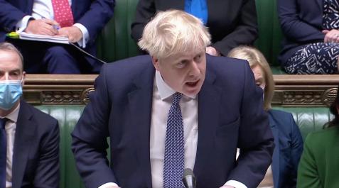 boris johnson Boris Johnson, este miércoles en la sesión de control en la Cámara de los Comunes