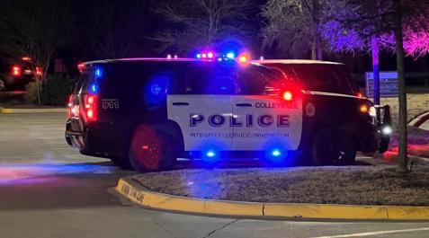 Secuestro en Dallas Un coche de la Policía de Dallas, durante el secuestro