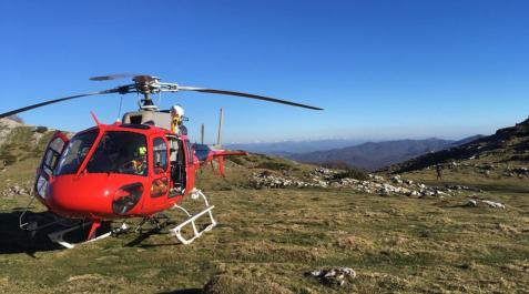 Rescate de una persona en la Sierra de Aralar Rescate de una persona en la Sierra de Aralar