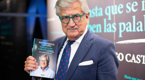 pepe domingo castaño Pepe Domingo Castaño, en la presentación de su libro ‘Hasta que se me acaben las palabras'
20 ENERO 2022
Isabel Infantes / Europa Press
20/01/2022