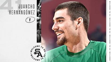 juancho hernangomez El pívot español Juancho Hernangómez deja Boston Celtics y vestirá la camiseta de San Antonio Spurs
SAN ANTONIO SPURS
20/01/2022