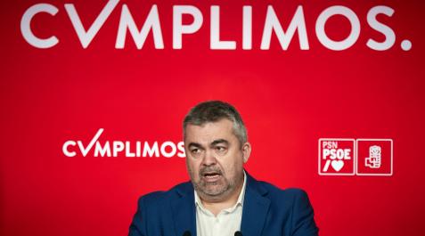 El secretario de Organización del PSOE, Santos Cerdán El secretario de Organización del PSOE, Santos Cerdán