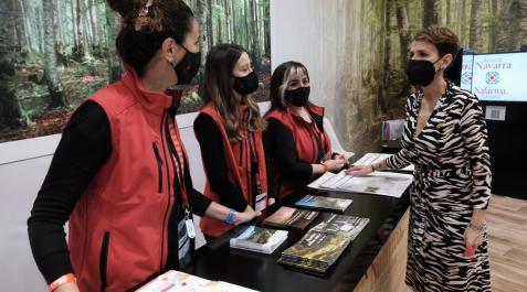 María Chivite, en Fitur María Chivite, este viernes en Fitur