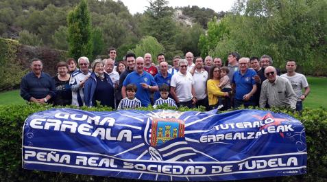 Varios integrantes de la Peña Real Sociedad de Tudela Varios integrantes de la Peña Real Sociedad de Tudela