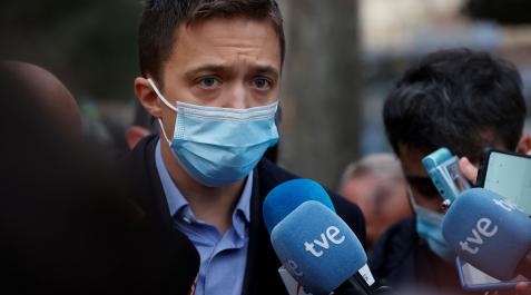 iñigo errejón Iñigo Errejón atiende a la prensa a la llegada este martes a los juzgados
