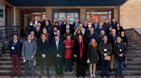 Parte de las empresas asociadas de Enercluster que participaron este martes en la asamblea Parte de las empresas asociadas de Enercluster que participaron este martes en la asamblea