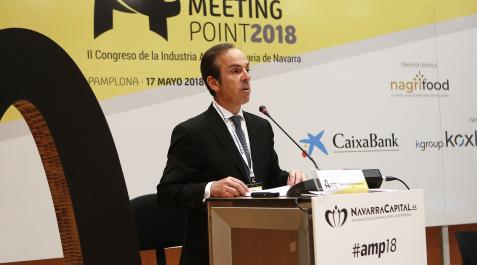 MGarciaQuevedo Mauricio García de Quevedo en un acto anterior en Pamplona