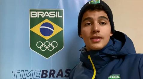 ManexSalsa3 Manex Salsamendi Silva, esquiador roncalés que ha competido en estos Juegos con Brasil