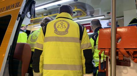 Samur Equipos de emergencias del Samur Madrid en una imagen de archivo