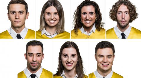 Luis Alonso Martínez, Rut Fernández, Gabriela Uriarte, Javier Faus, Carlos Blasco, Leire Sancho y Guillermo de la Osa Luis Alonso Martínez, Rut Fernández, Gabriela Uriarte, Javier Faus, Carlos Blasco, Leire Sancho y Guillermo de la Osa