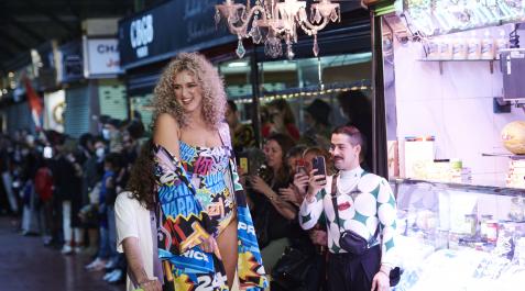 desfile navarrete El diseñador Eduardo Navarrete presentó su línea de baño en el marco de la Semana de la Moda de Madrid