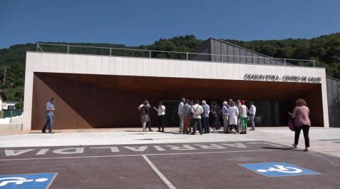 Instantánea del nuevo Centro de Salud de Santesteban. Instantánea del nuevo Centro de Salud de Santesteban.