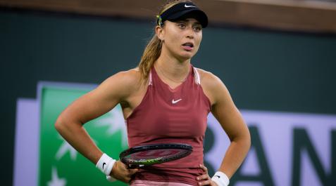 badosa La tenista española Paula Badosa ha caído eliminada en el torneo de Indian Wells