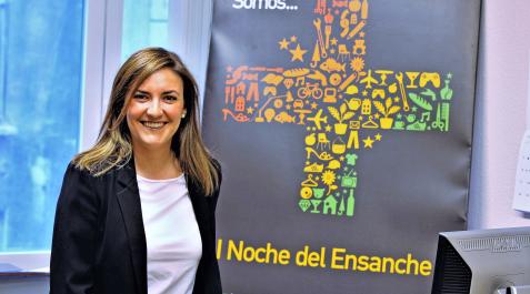 María Jesús Alonso La gerente de Ensanche Área Comercial, María Jesús Alonso