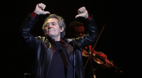miguel ríos Miguel Ríos, en un momento de su concierto este sábado en Baluarte