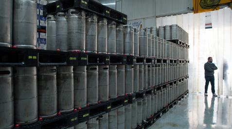 Varios barriles de cerveza artesanal, sin enviar por el paro de transportes Varios barriles de cerveza artesanal, sin enviar por el paro de transportes