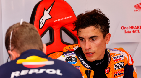 Marc Márquez en el Gran Premio de Indonesia Marc Márquez en el Gran Premio de Indonesia