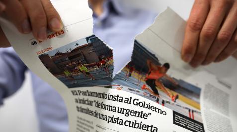 Atletismo El Parlamento instó al Gobierno de Navarra la construcción de una pista cubierta en dos ocasiones, la última el 2 de marzo