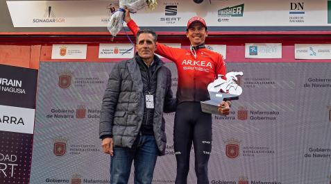 Imágenes del Gran Premio Miguel Induráin celebrada en Navarra este sábado. Imágenes del Gran Premio Miguel Induráin celebrada en Navarra este sábado.