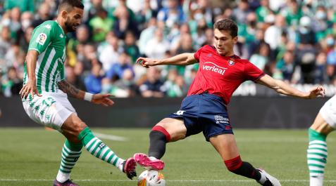 Real-Betis-Osasuna El Benito Villamarín, feudo complicado para Osasuna