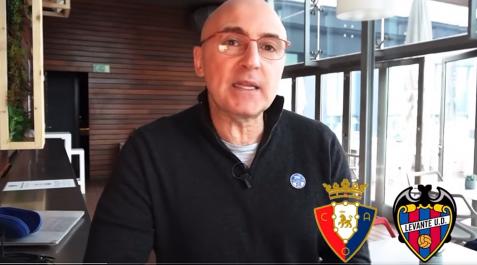 Maldini Maldini, durante su pronóstico para el Osasuna-Levante