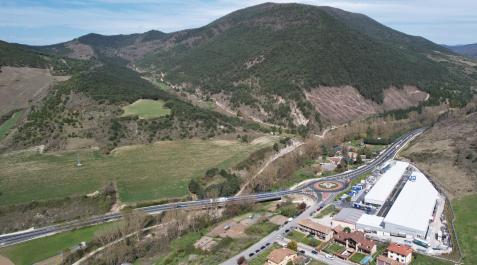 primer-tramo-N-121A-sorauren Finalizan las obras del primer tramo de la N-121-A, desde los túneles de Ezcaba hasta Olave, que incluye el nuevo acceso a Sorauren