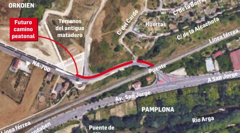 El futuro camino peatonal y ciclista El futuro camino peatonal y ciclista
