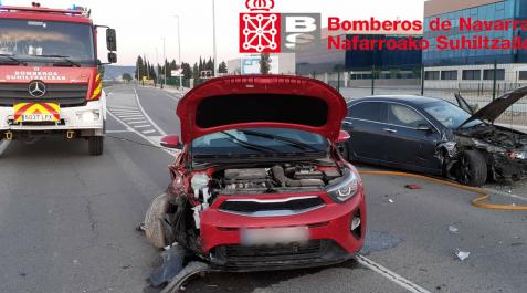 marcilla accidente Estado de los vehículos tras la colisión