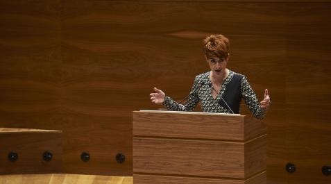 bakartxo ruiz Bakartxo Ruiz (EH Bildu), en una intervención en el pleno del Parlamento de Navarra